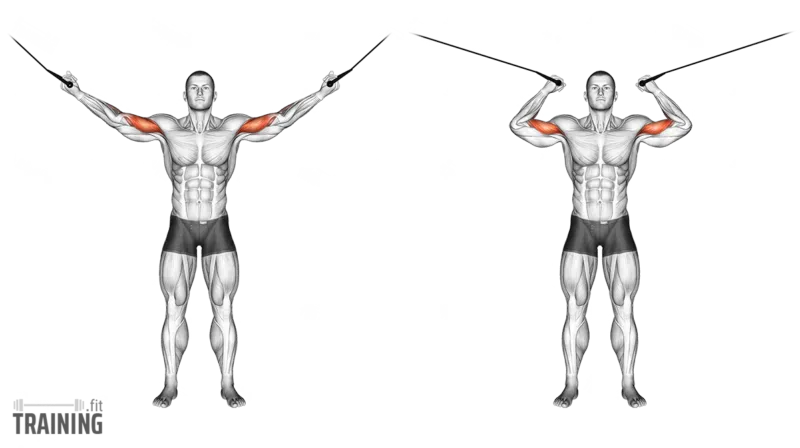 High cable curl form