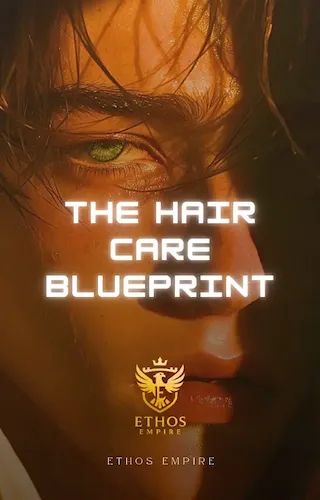 The Hair Care Blueprint ebook cover grooming styling hair health