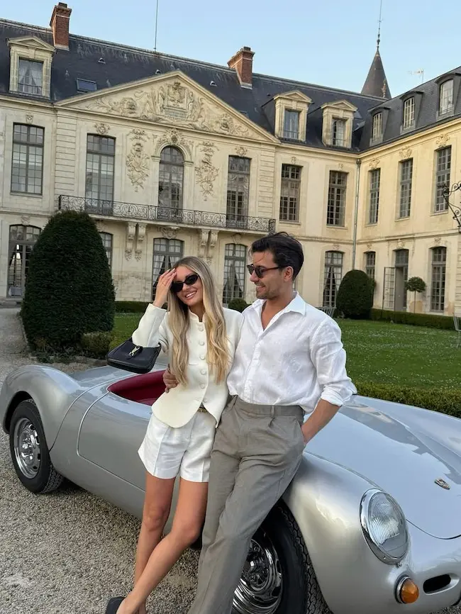 Couple at luxury estate